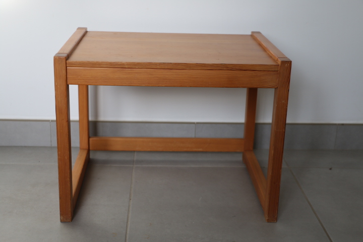 Table gigogne pin