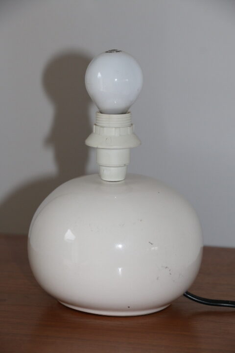 Mini pied de lampe boule céramique