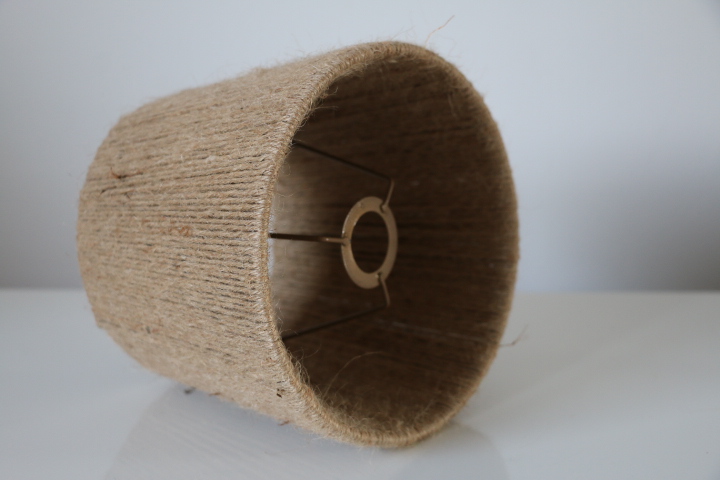 Abat-jour corde de jute 150mm