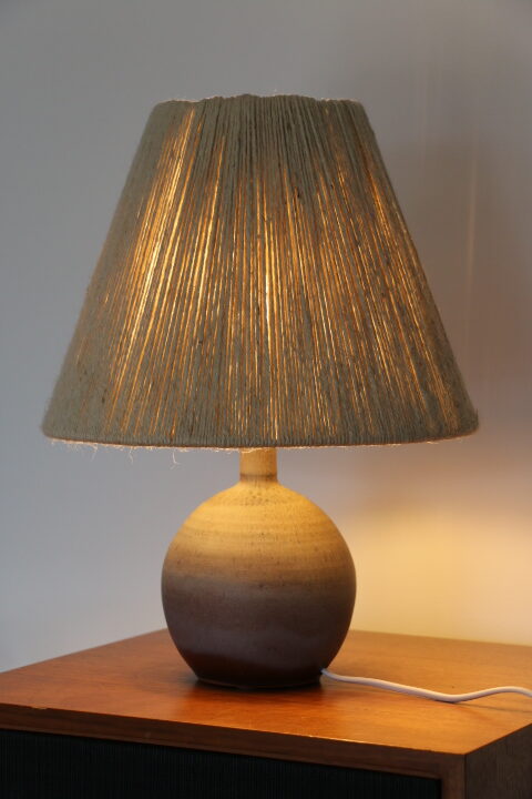 Pied de lampe céramique LUDOVIC avec abat-jour