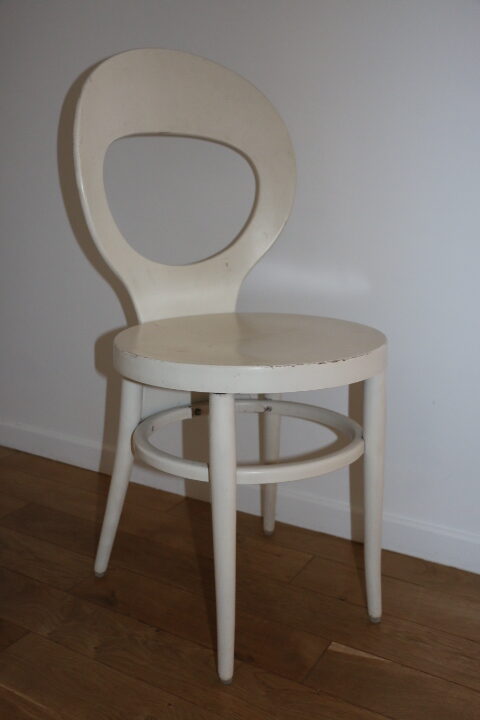 Chaise BAUMANN mouette blanche