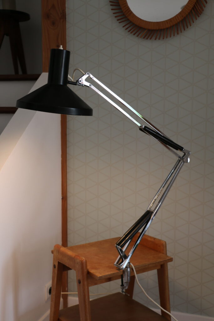Lampe étau LUXO L1N noire JACOB JACOBSEN