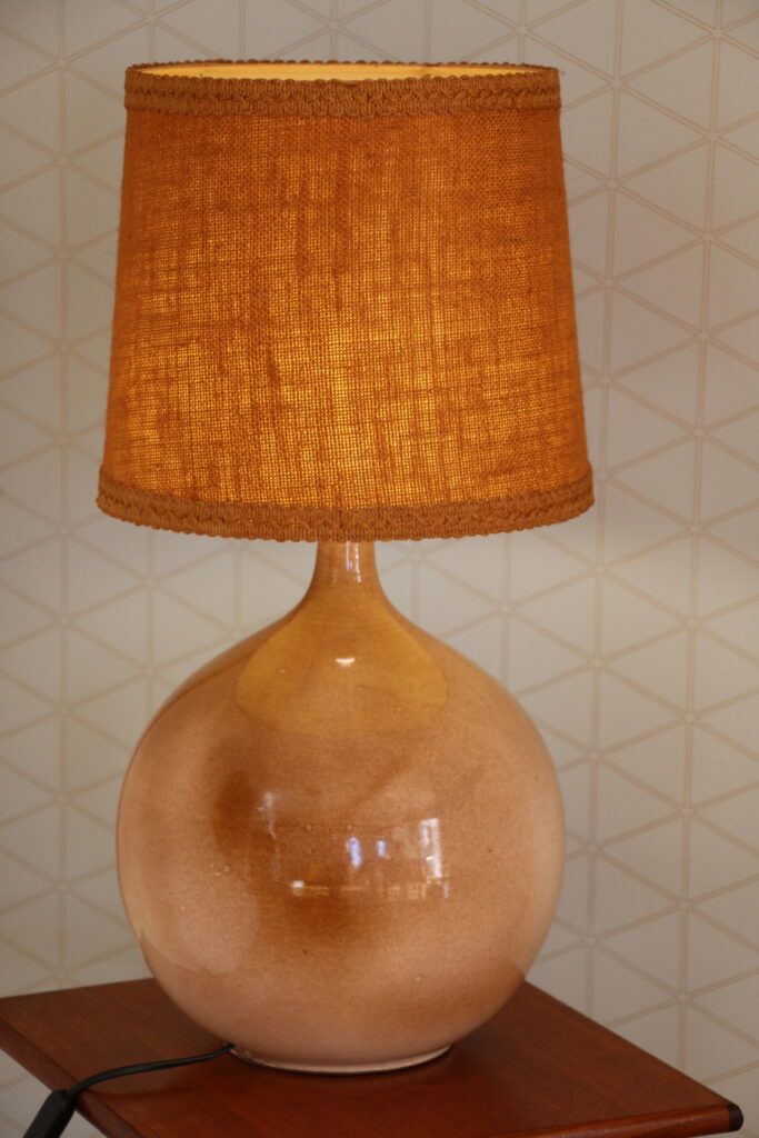 Pied de lampe céramique beige 330mm
