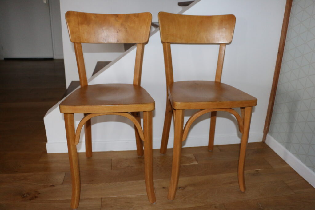 Série de 4 chaises Baumann N°24