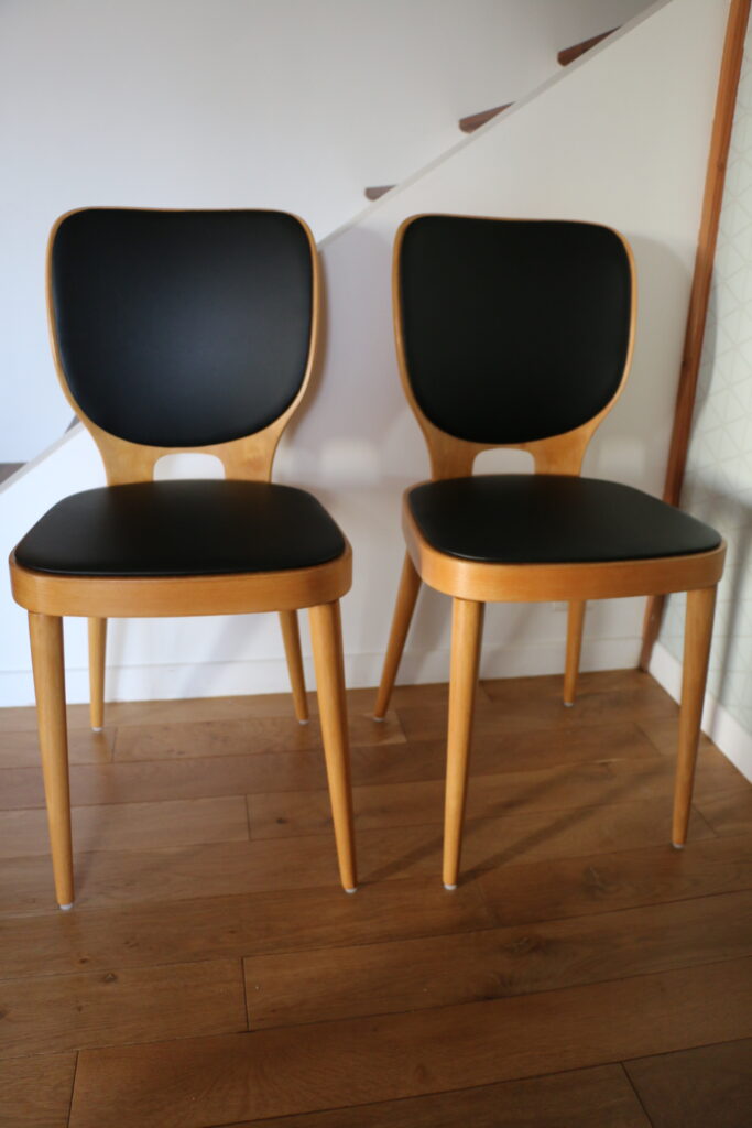 2 chaises BAUMANN 812 Max Bill 1955