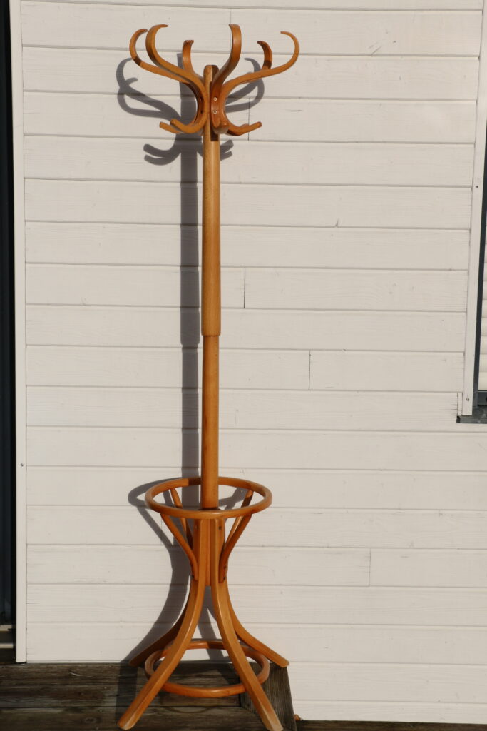 Portemanteau perroquet BAUMANN hêtre clair porte-parapluie