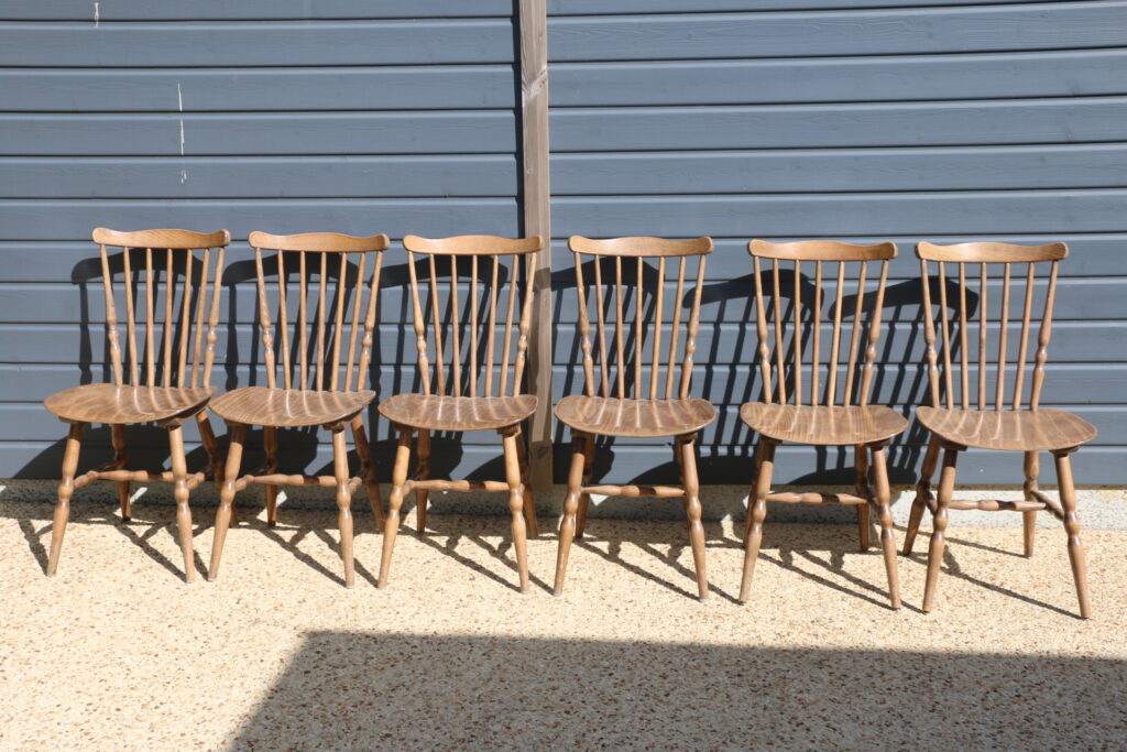6 chaises bistrot BAUMANN Tacoma hêtre moyen