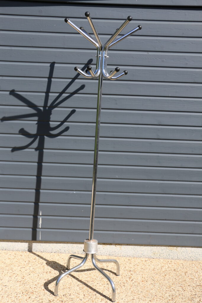 Portemanteau acier 1950 12 patères