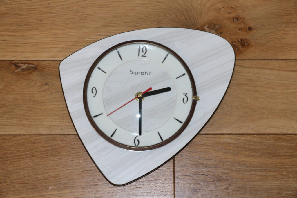 Horloge murale Sipratic formica marbré