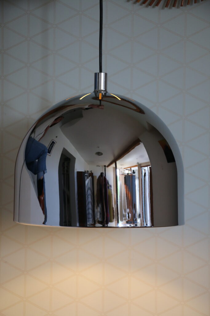 Suspension Rolf Kruger chromée 390mm