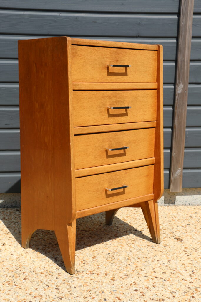 Chiffonnier 4 tiroirs années 60