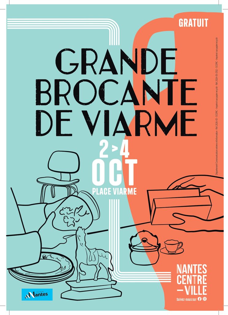 RDV Grande Brocante de Viarme Nantes 02/03/04 octobre 2026