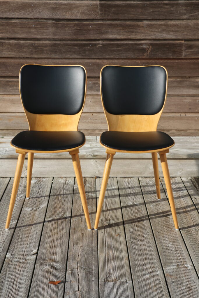 2 chaises BAUMANN 800G Max Bill 1955